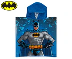 DC Comics Boys' Batman Poncho Towel - Blue/Multi