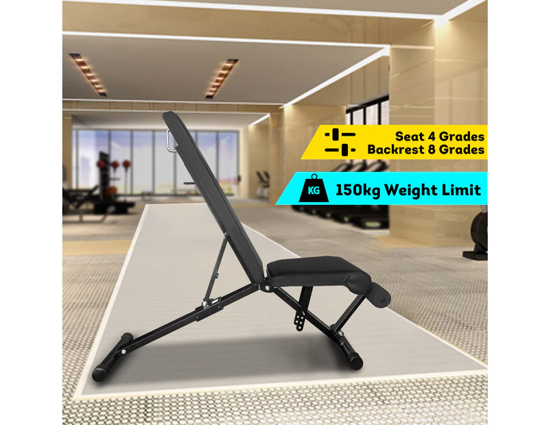 7057 Fitness Flat Bench  Weight Press Equipment Home GYM