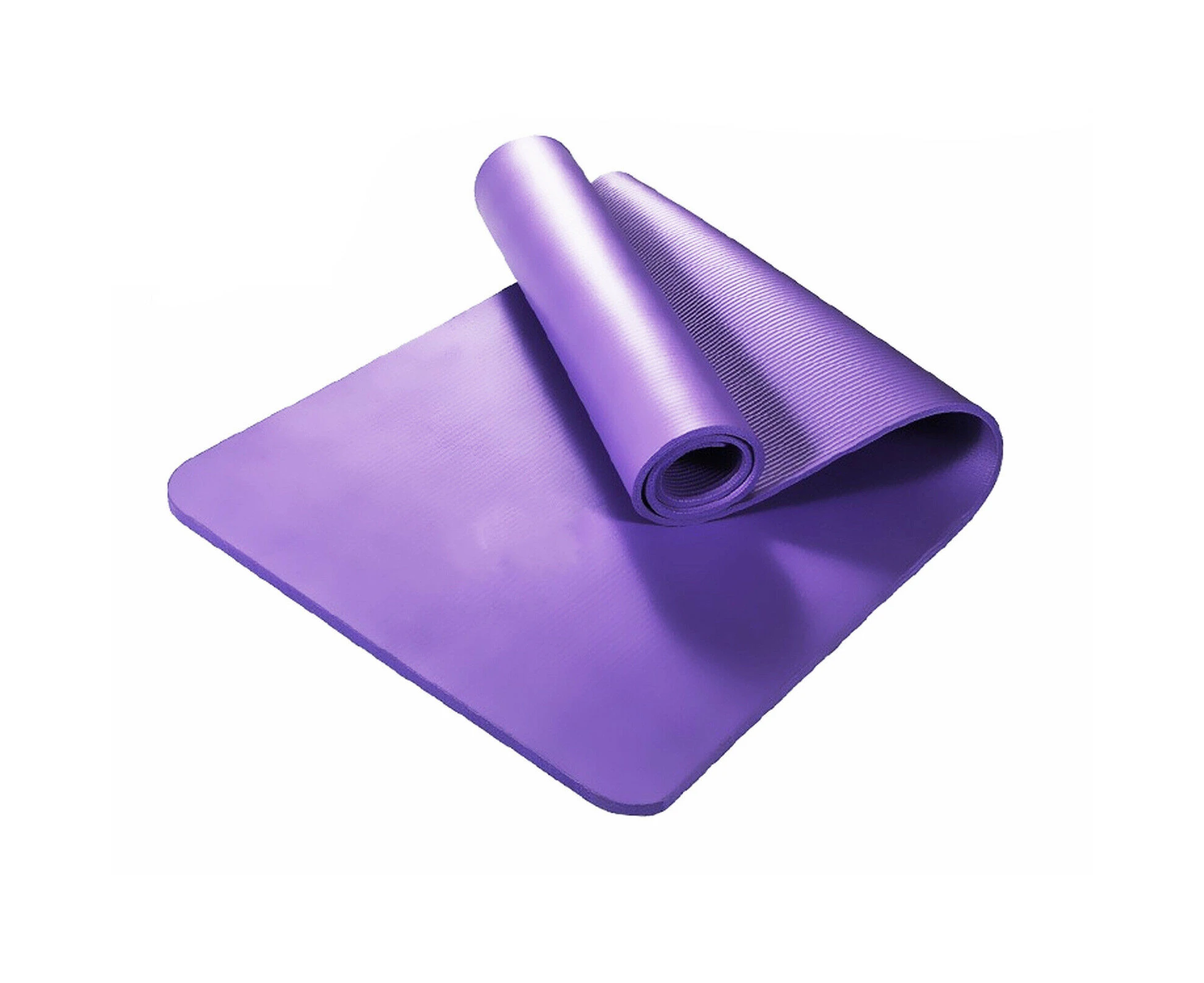 15MM NBR Thick Yoga Mat Pad Nonslip Exercise Fitness Home Gym - Purple