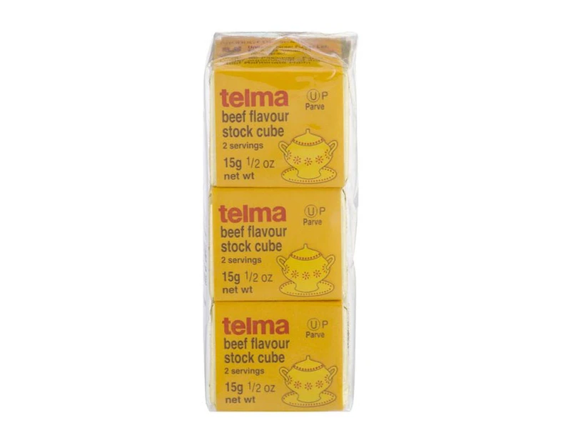 Telma Beef Flavour Stock Cubes 36 x 15Gr