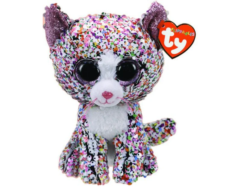 Beanie Boos Sequin Flippables - Confetti Cat Regular - N/A