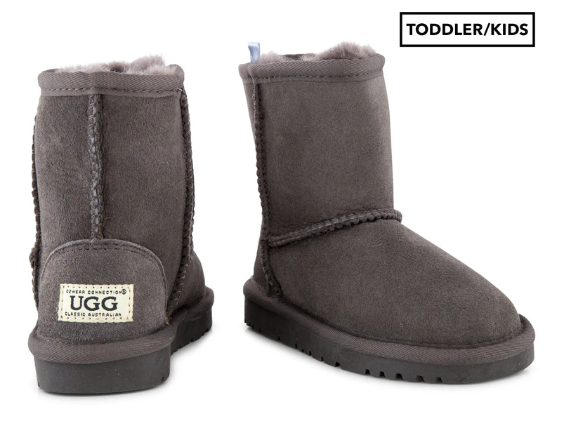 OZWEAR Connection Kids' Ugg Boots - Charcoal