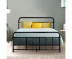 Artiss Bed Frame Metal Frames LEO - Double (Black)