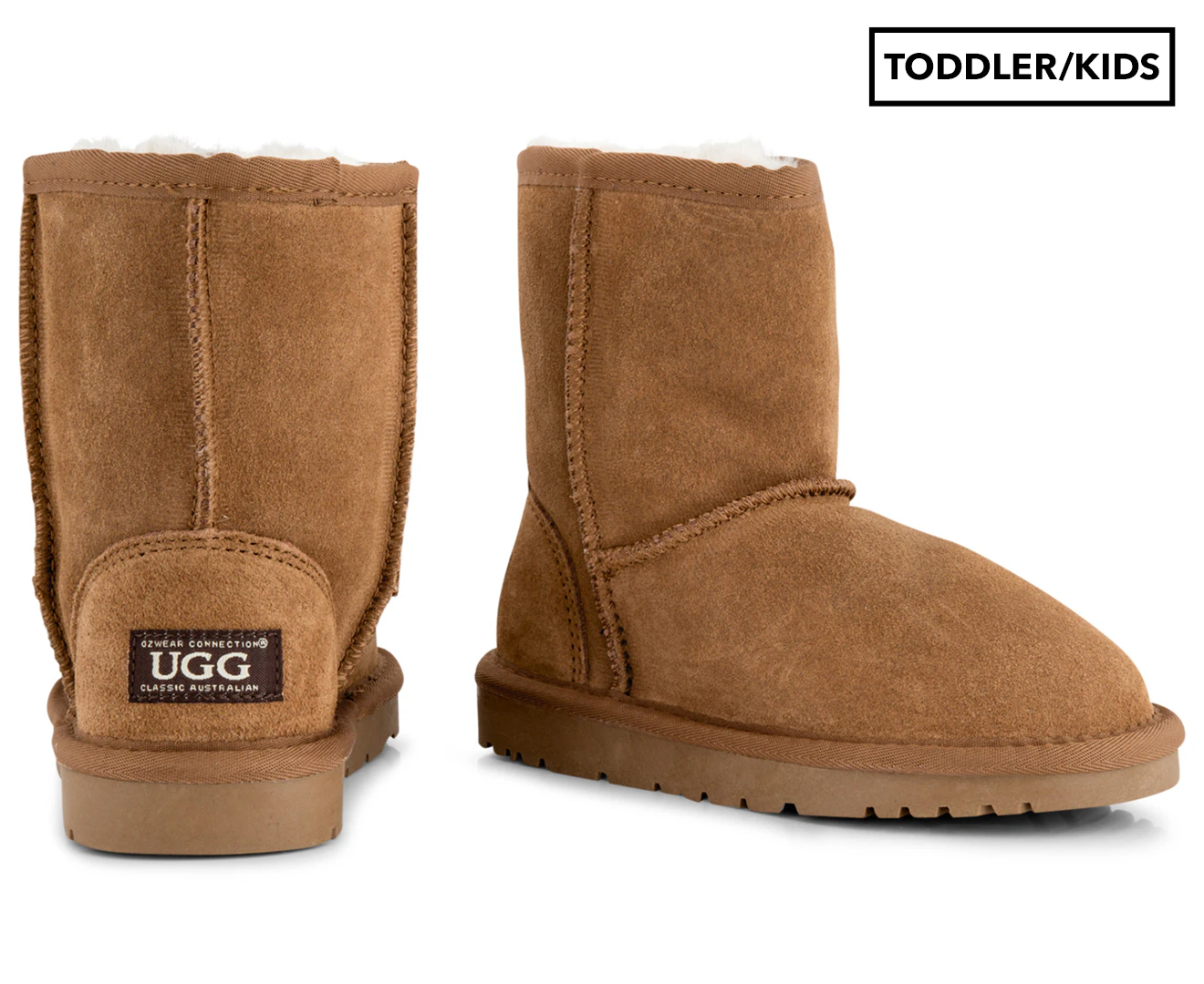 OZWEAR Connection Kids' Ugg Boots - Chestnut