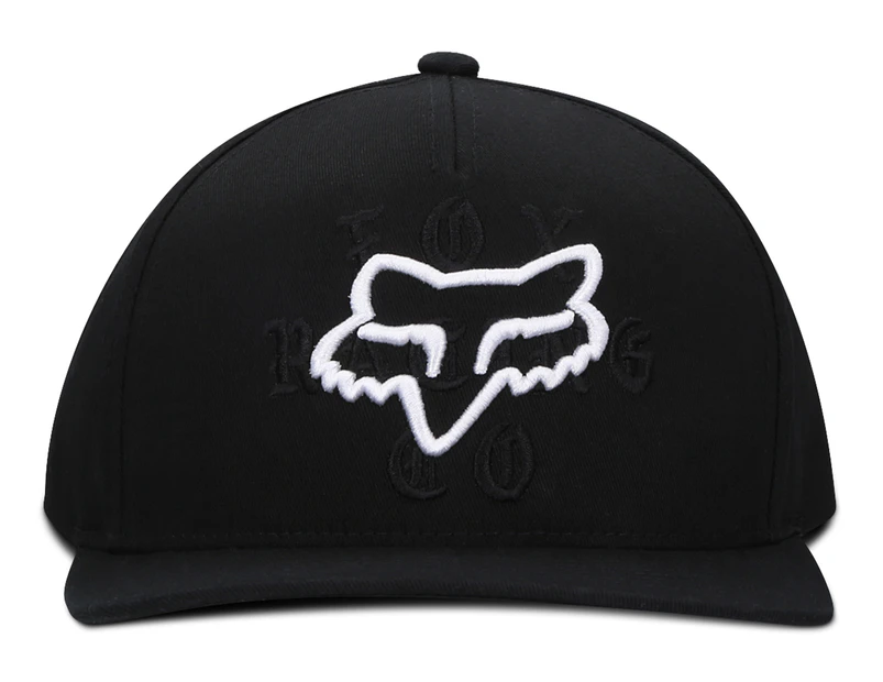 Fox Top Coat Snapback Hat - Black