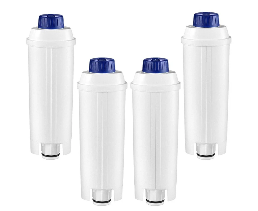 4 Replacement Water Filters for Delonghi DLSC002/Magnifica S/Magnifica Evo/Dinamica Plus/Cappuccino/Maestosa/PrimaDonna Soul Coffee Machine