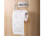 ZOIC 304 Stainless Steel Toilet Paper Holder Towel Racks Roll Hanger Wall Mount RV