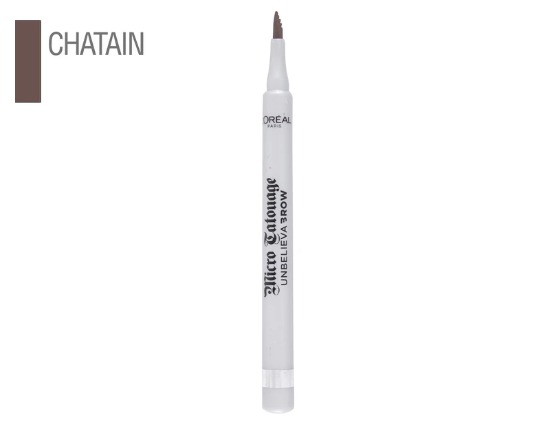 L'Oréal Micro Tattoo Unbelievabrow Pen 6mL - Chatain