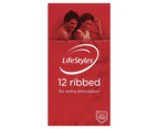 LifeStyles Ribbed Condoms 12