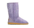 UGG Boots Women Classical 10" Premium Australian Sheepskin Nappa Water Resistant- Purple Figure