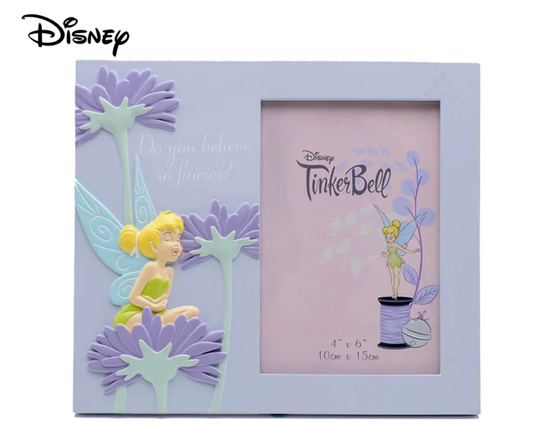 Disney 4x6" Tinker Bell Do You Believe In Fairies? Photo Frame