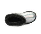 UGG Boots Women Classical 10" Premium Australian Sheepskin Nappa Water Resistant- Black Pearl