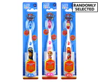 2 x CareDent Paw Patrol Toothbrush w/ Suction Cup - Blue/Pink/Red