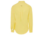 Tommy Hilfiger Men's City Long Sleeve Solid Oxford Shirt - Eureka Yellow