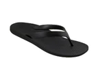 ARCHLINE Orthotic Thongs Arch Support Shoes Medical Footwear Flip Flops New - Black/Black