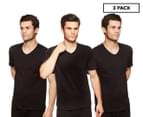 Hugo Boss Men's V-Neck T-Shirt 3-Pack - Black 1