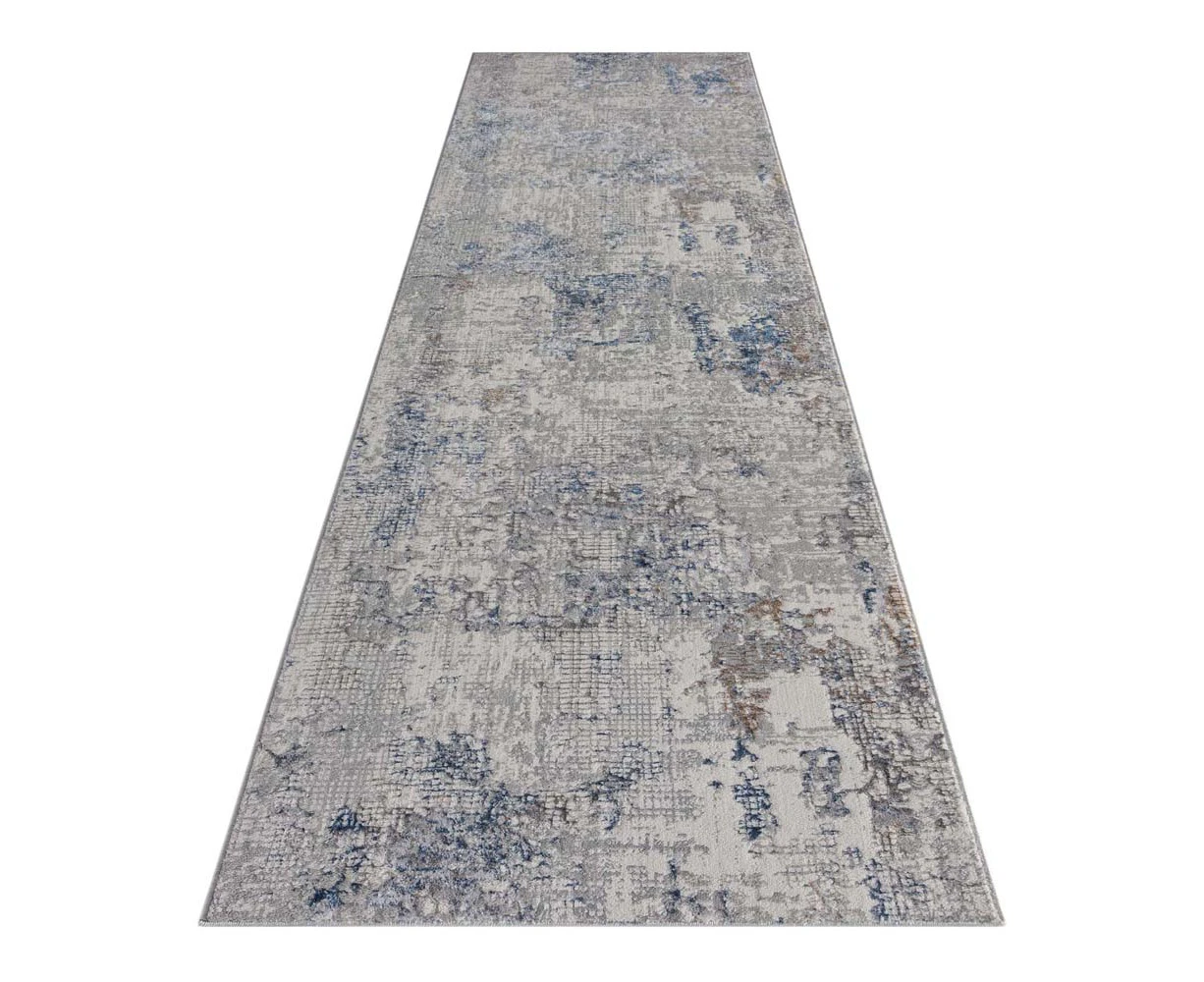 Saray Rugs - Ashford Versatile Contemporary Runner - 17 Grey 80X300 cm