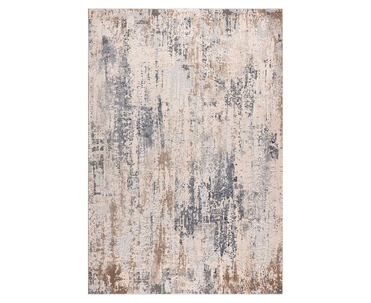 Saray Rugs - Siena Multi-Texture Contemporary Rug - 286 Lt. Grey