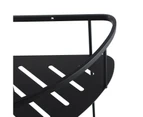2 Tier Corner Shower Caddy Bathroom Storage Basket Holder Stainless steel Organiser Shelf Black