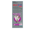 Bravecto Plus Cat 4 Month Spot On Tick & Flea Treatment 6.25-12.5kg Large Purple