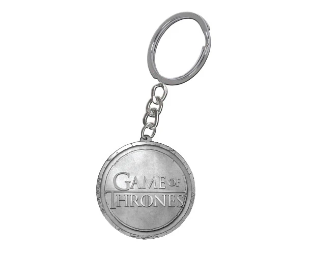 Game Of Thrones Round Metal Keyring