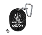 Star Wars Best Dad in the Galaxy Musical Keyring Key Ring Makes Darth Vader Breathing Sounds
