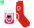 NRL St George Illawarra Dragons Heritage Mug & Socks Pack