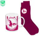 NRL Manly Warringah Sea Eagles Heritage Mug & Socks Pack