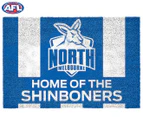 AFL North Melbourne Kangaroos Door Mat - Blue/White