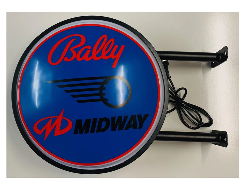 Bally Midway Pinball Machine Bar Lighting Wall Sign Light LED