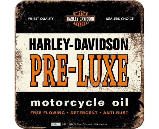 Harley Davidson Pre Luxe Design German Made Coaster Man Cave