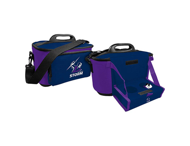 Melbourne Storm NRL drink cooler esky carry bag with drink tray/table