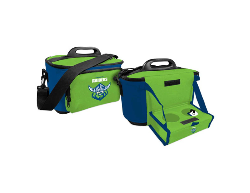 Canberra Raiders NRL drink cooler esky carry bag with drink tray/table