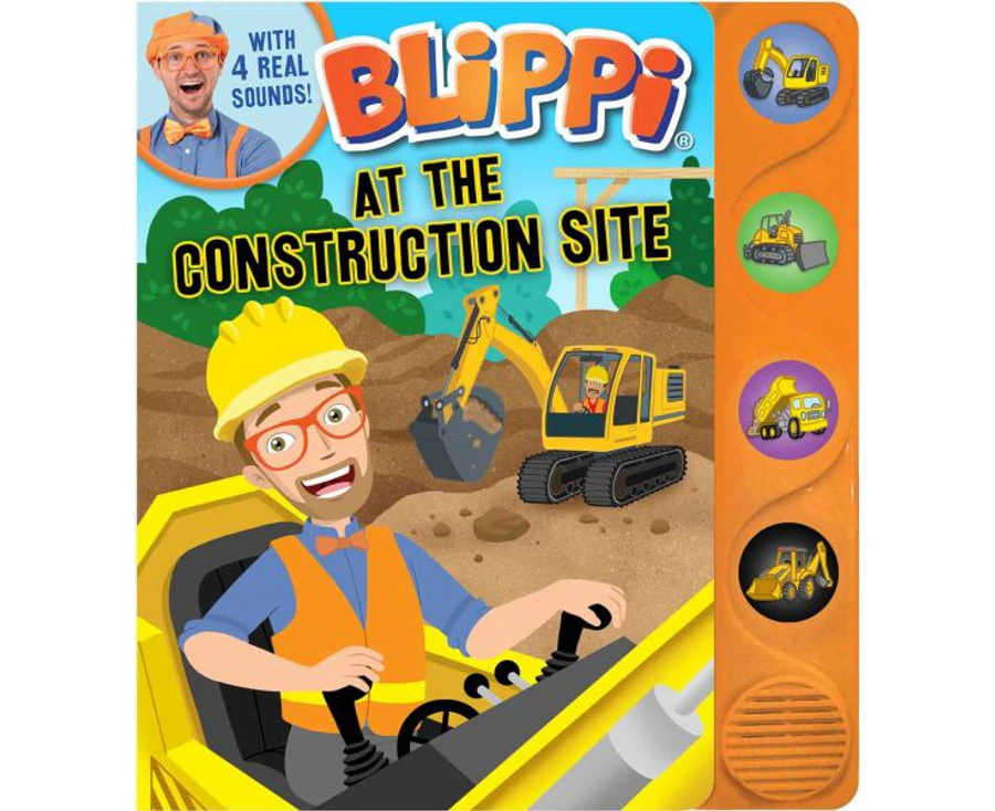 Blippi At the Construction Site by Editors of Studio Fun International