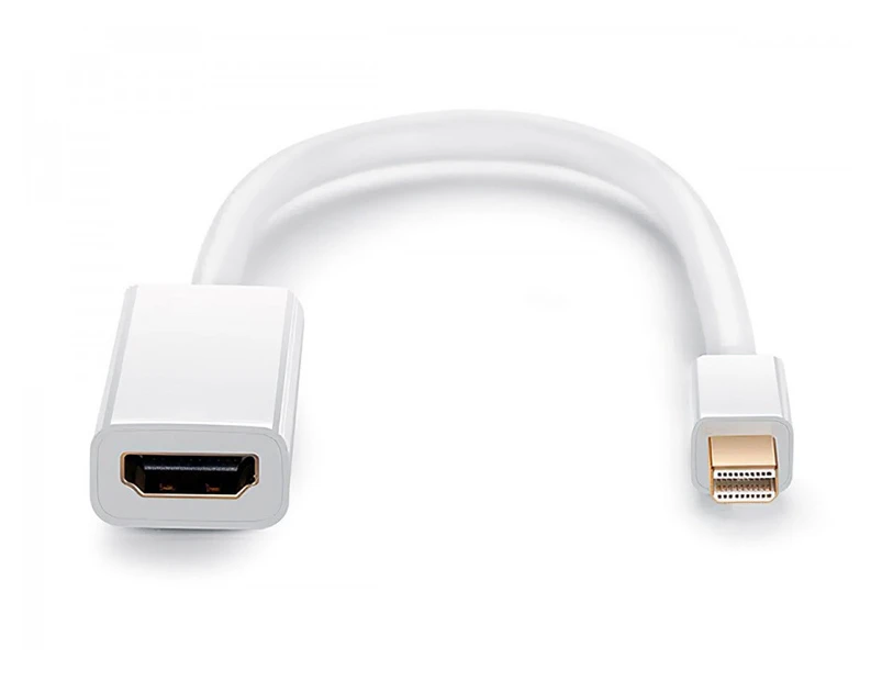 Mini Display Port DP Thunderbolt to White for MacBook Pro Air Mac iMac SurfaceBook Pro | Catch.com.au