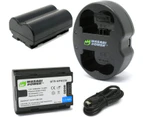 Wasabi Power Battery (2-Pack) & Dual Charger for Fujifilm NP-W235 & Fujifilm GFX