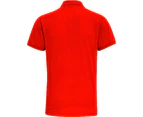 Asquith & Fox Mens Short Sleeve Performance Blend Polo Shirt (Cherry Red) - RW5350