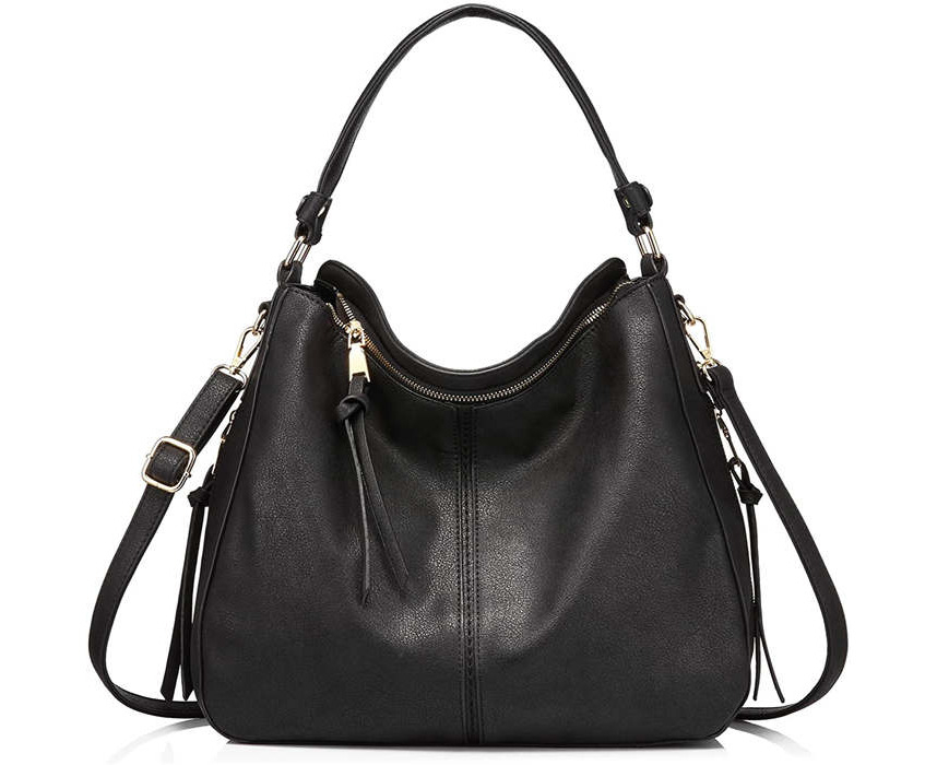 Ladies leather clearance hobo bags