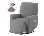 Bestier Bestier Recliner Stretch Sofa Slipcover Sofa Cover 4-Pieces Furniture Protector Couch Soft-Light Grey