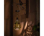 Bestier Hanging Solar Lights Outdoor Garden Waterproof Energy Saving LED Water Droplets Decorative Metal Light