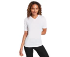 Kathmandu KMDCore Polypro Unisex Thermal Short Sleeve V Neck Base Layer Top v2  T-Shirt  Tops - White