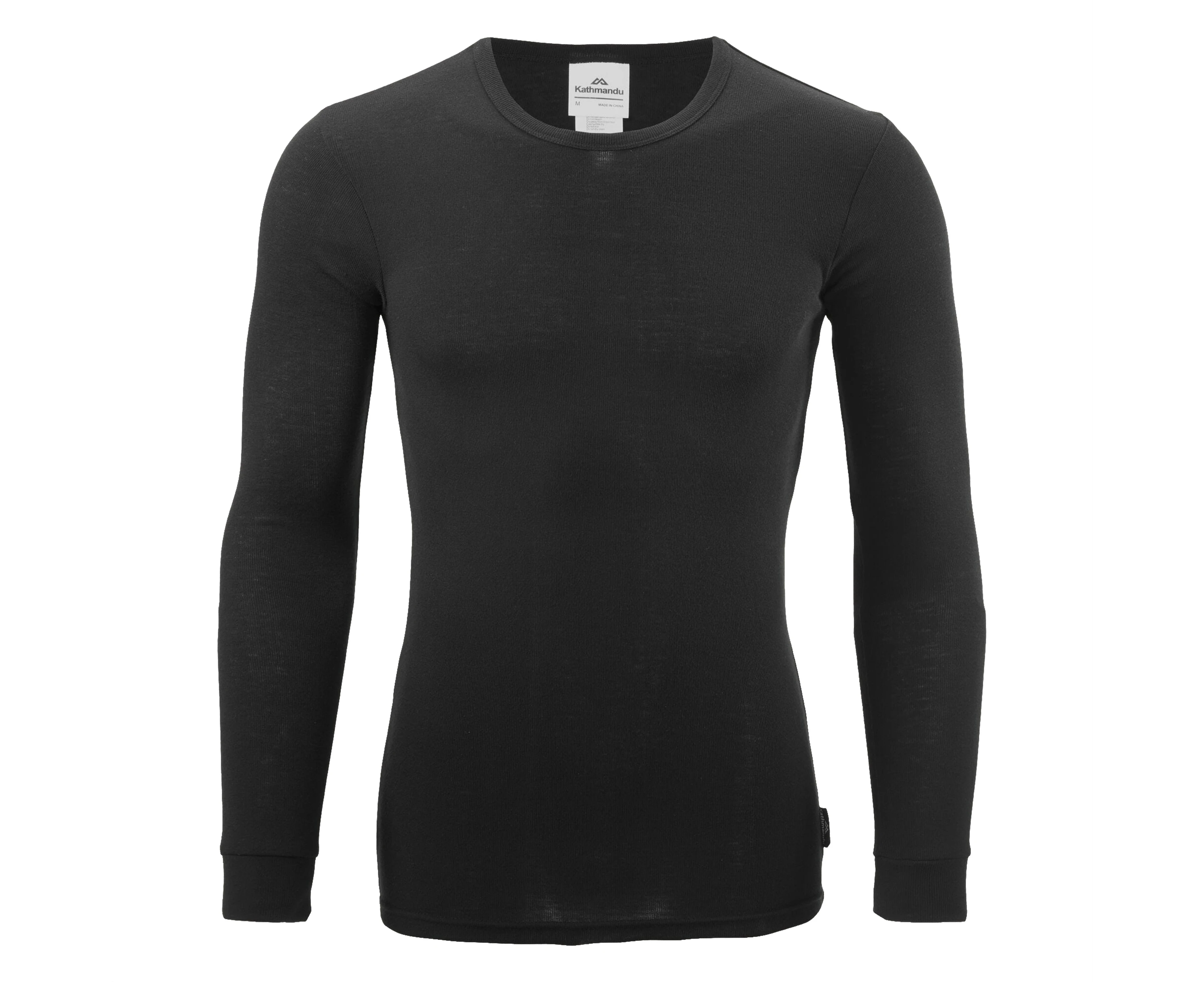 Kathmandu KMDCore Polypro Mens Womens Long Sleeve Thermal Base Layer Top v2  Unisex Shirts & Tops Shapewear - Black