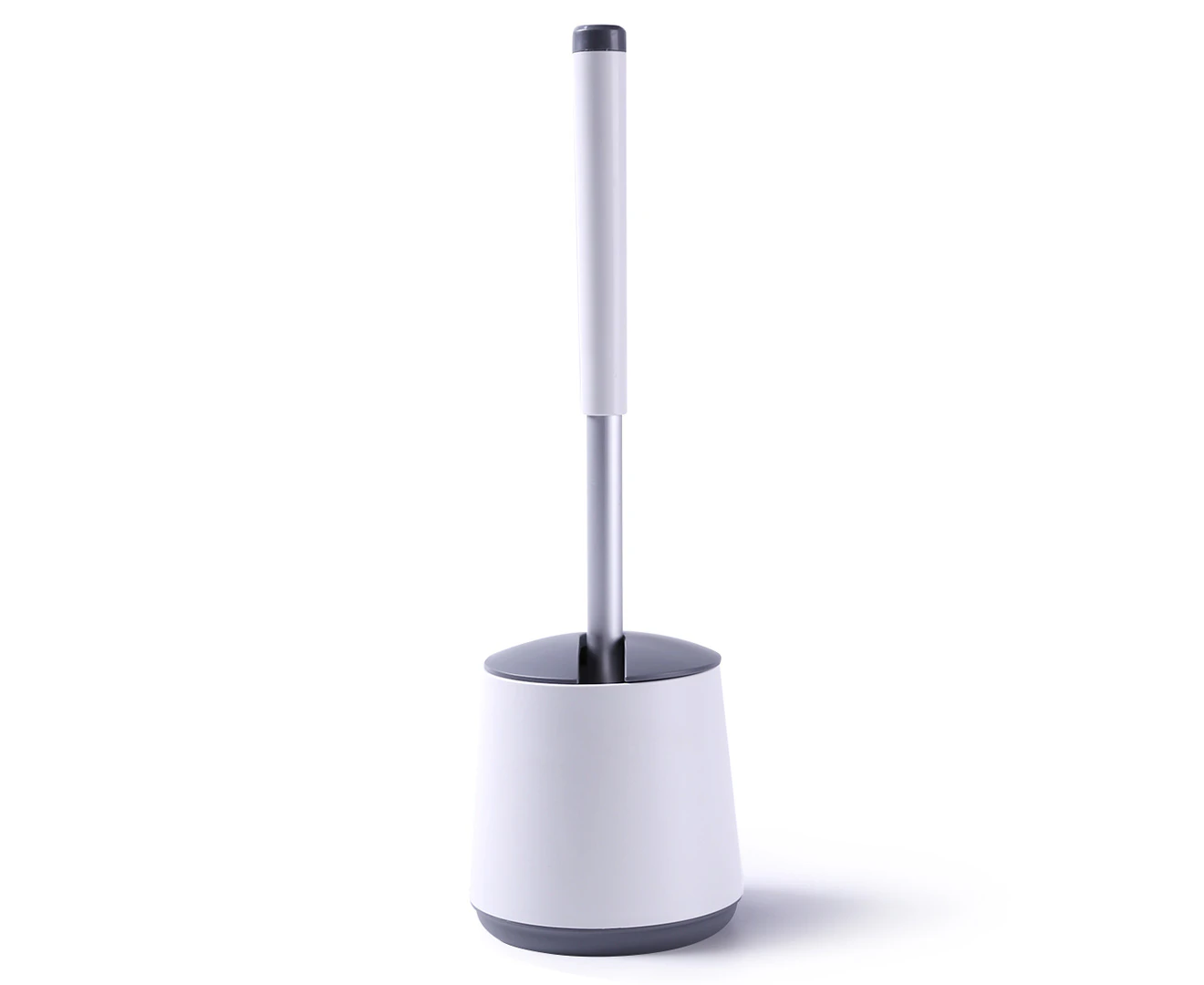 Dolanx Gravity Flip-Open TPR Toilet Bowl Brush