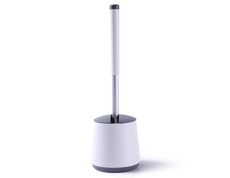 Dolanx Gravity Flip-Open TPR Toilet Bowl Brush