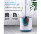 Dolanx Gravity Flip-Open TPR Toilet Bowl Brush