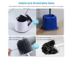 Dolanx Gravity Flip-Open TPR Toilet Bowl Brush