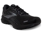 Brooks Women's Ghost 13 Road Wide Fit (D) Running Shoes - Black/Black