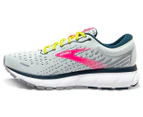 Brooks Women's Ghost 13 Road Running Shoes - Ice Flow/Pink/Reflective Pond