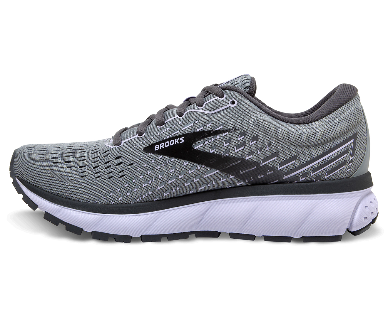 Brooks Women's Ghost 13 Road Running Shoes - Grey/Blackened Pearl ...
