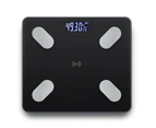Wireless Bluetooth Digital Body Scale BLACK